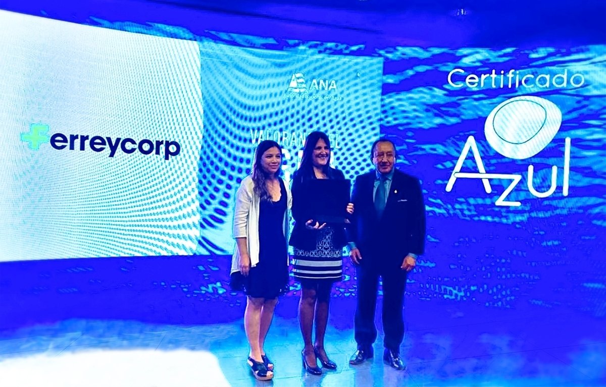Gestión de huella hídrica de Ferreycorp reconocida por Autoridad Nacional del Agua